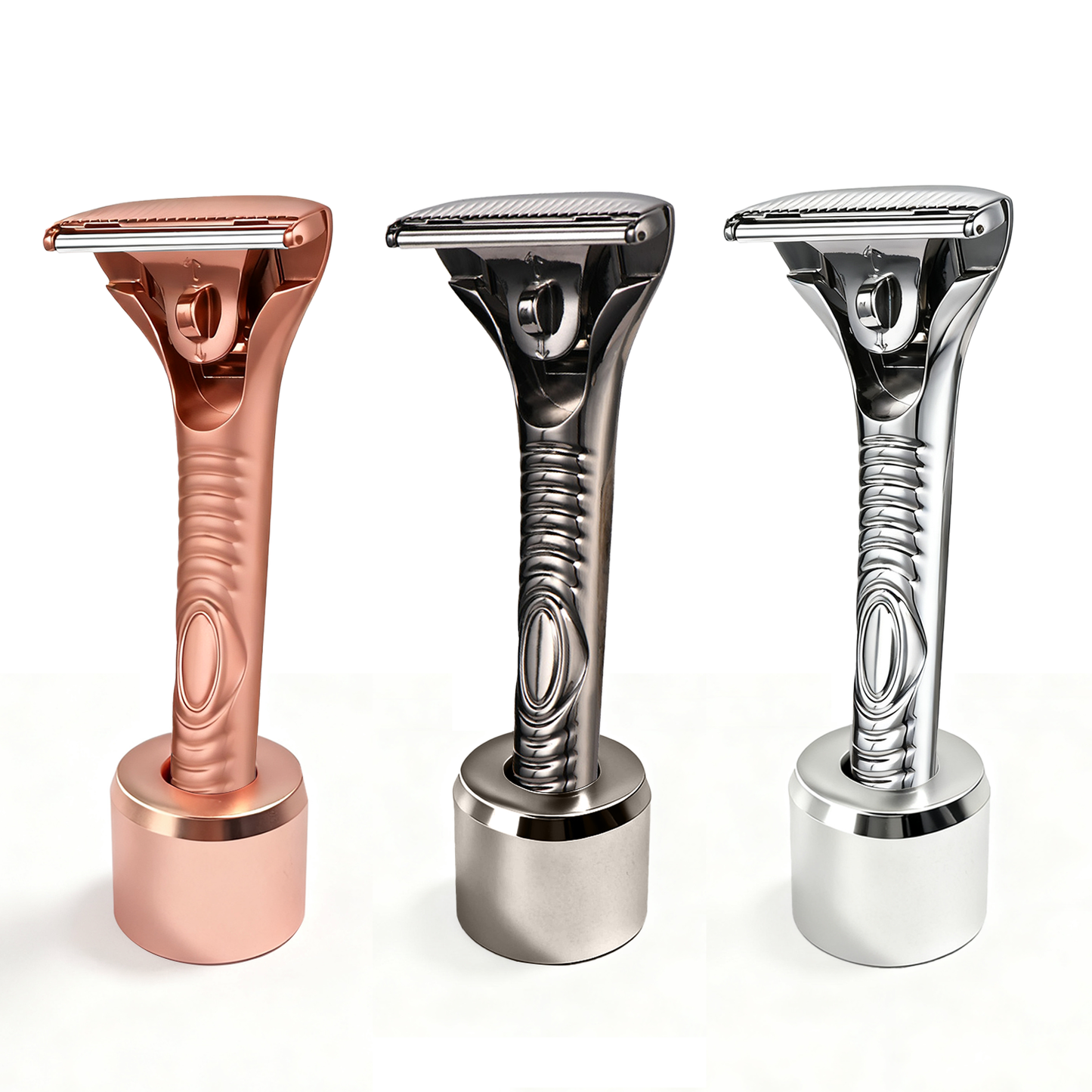 Magnetic Single Blade Razor w/ Roller Guide & Luxury Gift Set | Zero Waste Shave