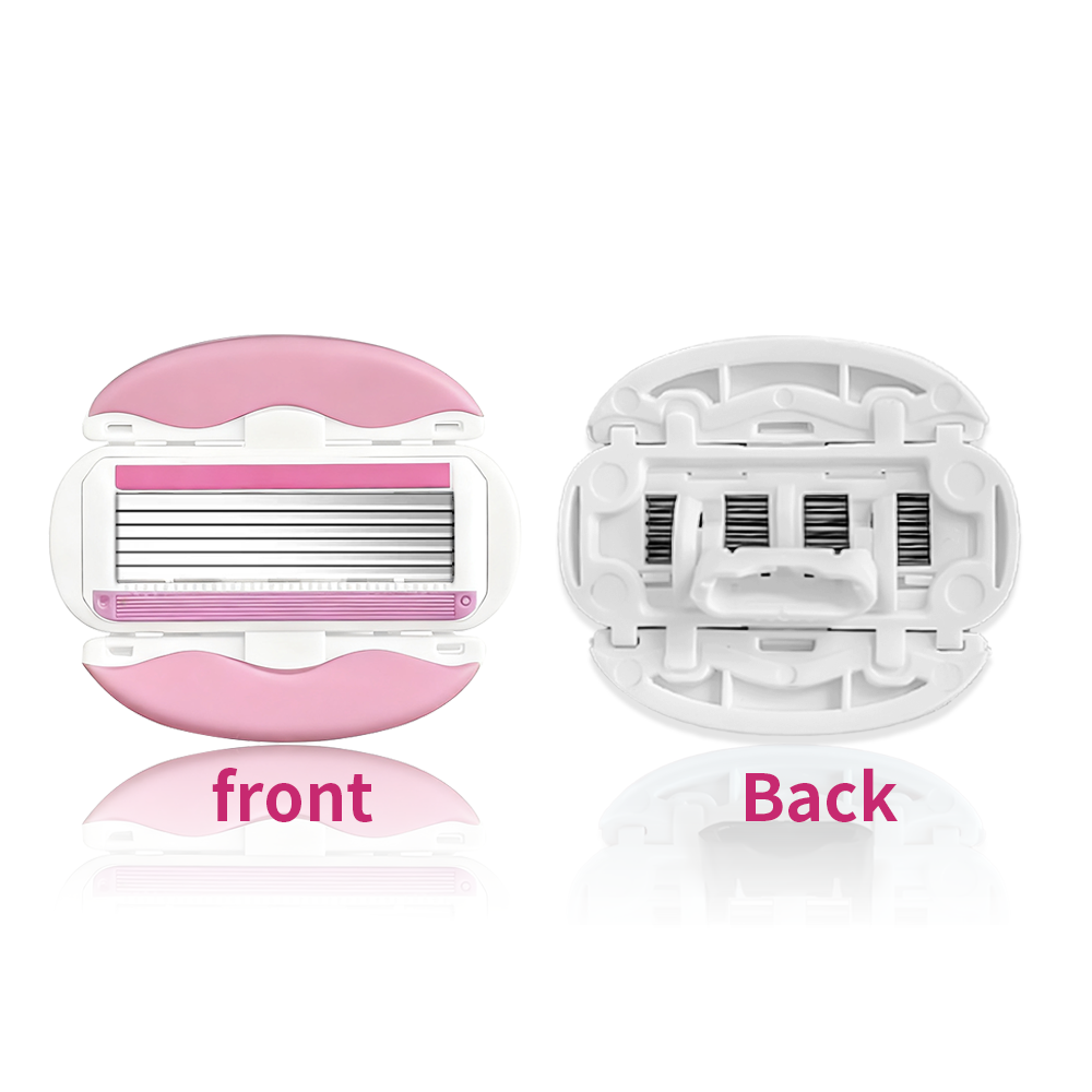 Unisex Safety Six-layer Blade Anti-slip Women's Shaving Razor Fashionable Men's Shaving Razor