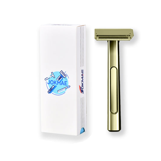 Zinc Alloy Stainless Steel Double-layer Half-edge Razor Multiple Colors Fashionable Luxurious Shaving Razor