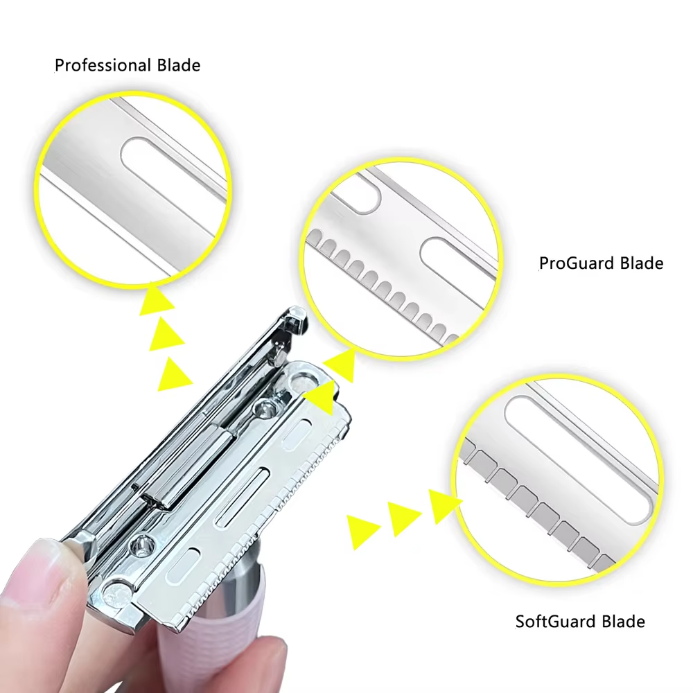 Ladies AC Blade Anti-slip Multi-Color Zinc Alloy Stainless Steel Razor