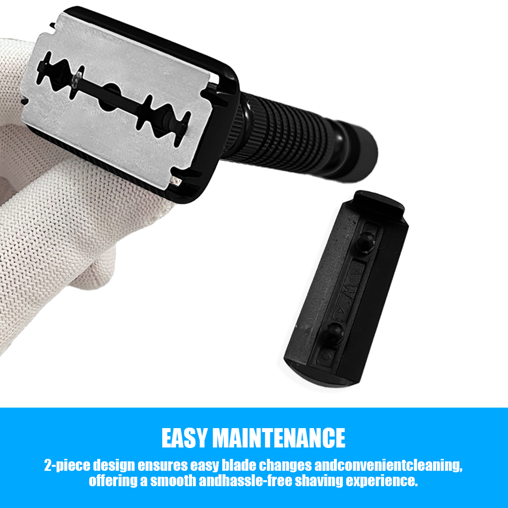 Mens Shaving New Adjustable Safety Razor Double Edge Classic Mild Aggressive Zinc Alloy Shaver