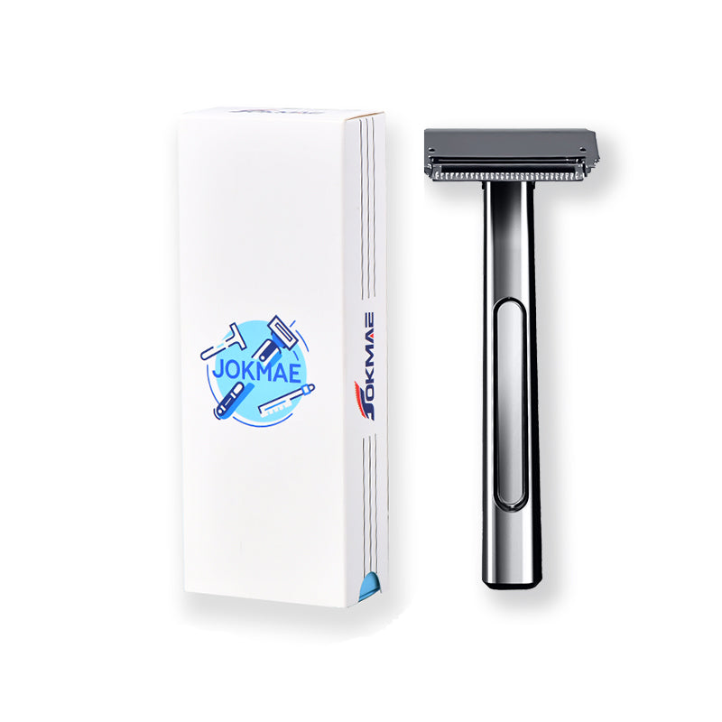 Zinc Alloy Stainless Steel Double-layer Half-edge Razor Multiple Colors Fashionable Luxurious Shaving Razor