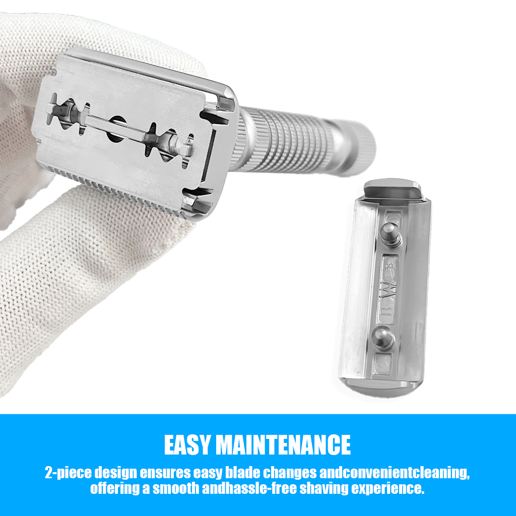Mens Shaving New Adjustable Safety Razor Double Edge Classic Mild Aggressive Zinc Alloy Shaver