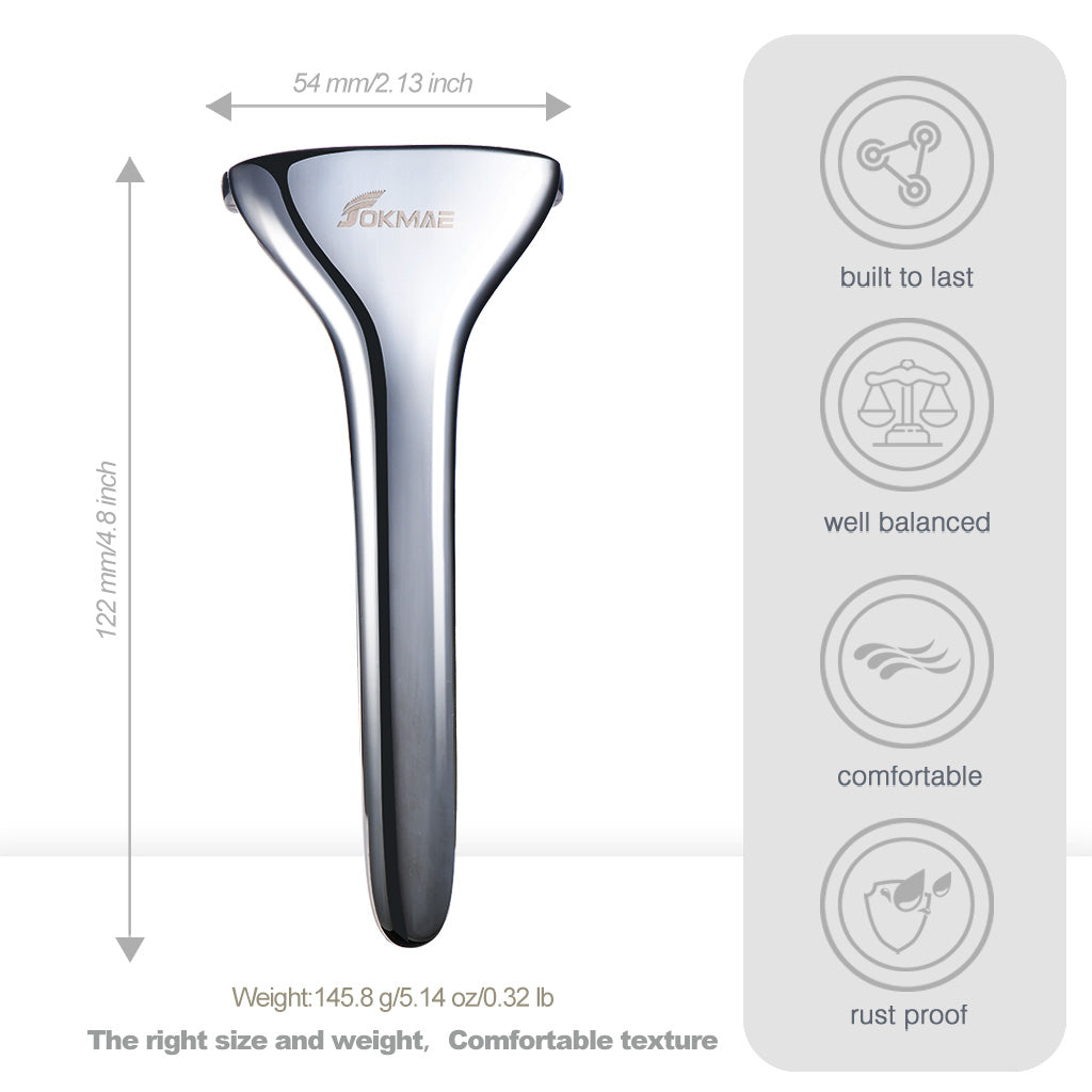 Multicolor Magnetic Sawtooth Razor Zinc Alloy Stainless Steel Safety Razor