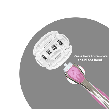 Unisex Safety Six-layer Blade Anti-slip Women's Shaving Razor Fashionable Men's Shaving Razor