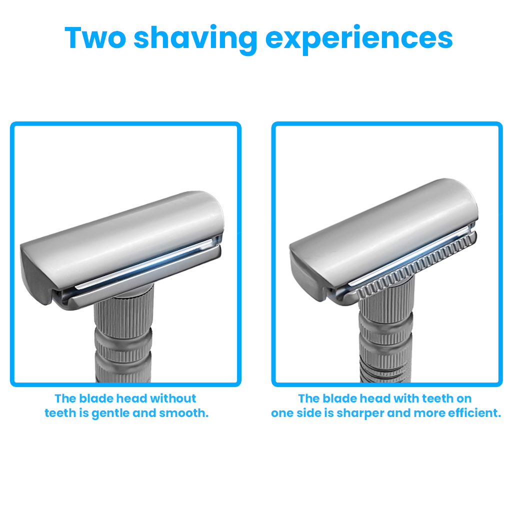 Mens Shaving New Adjustable Safety Razor Double Edge Classic Mild Aggressive Zinc Alloy Shaver Travel Kit