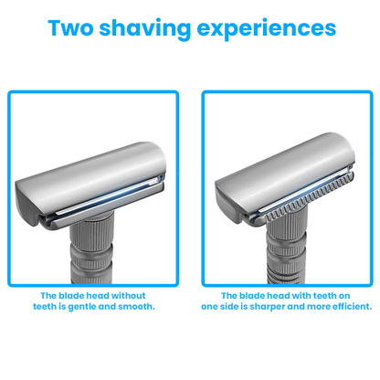 Mens Shaving New Adjustable Safety Razor Double Edge Classic Mild Aggressive Zinc Alloy Shaver Travel Kit