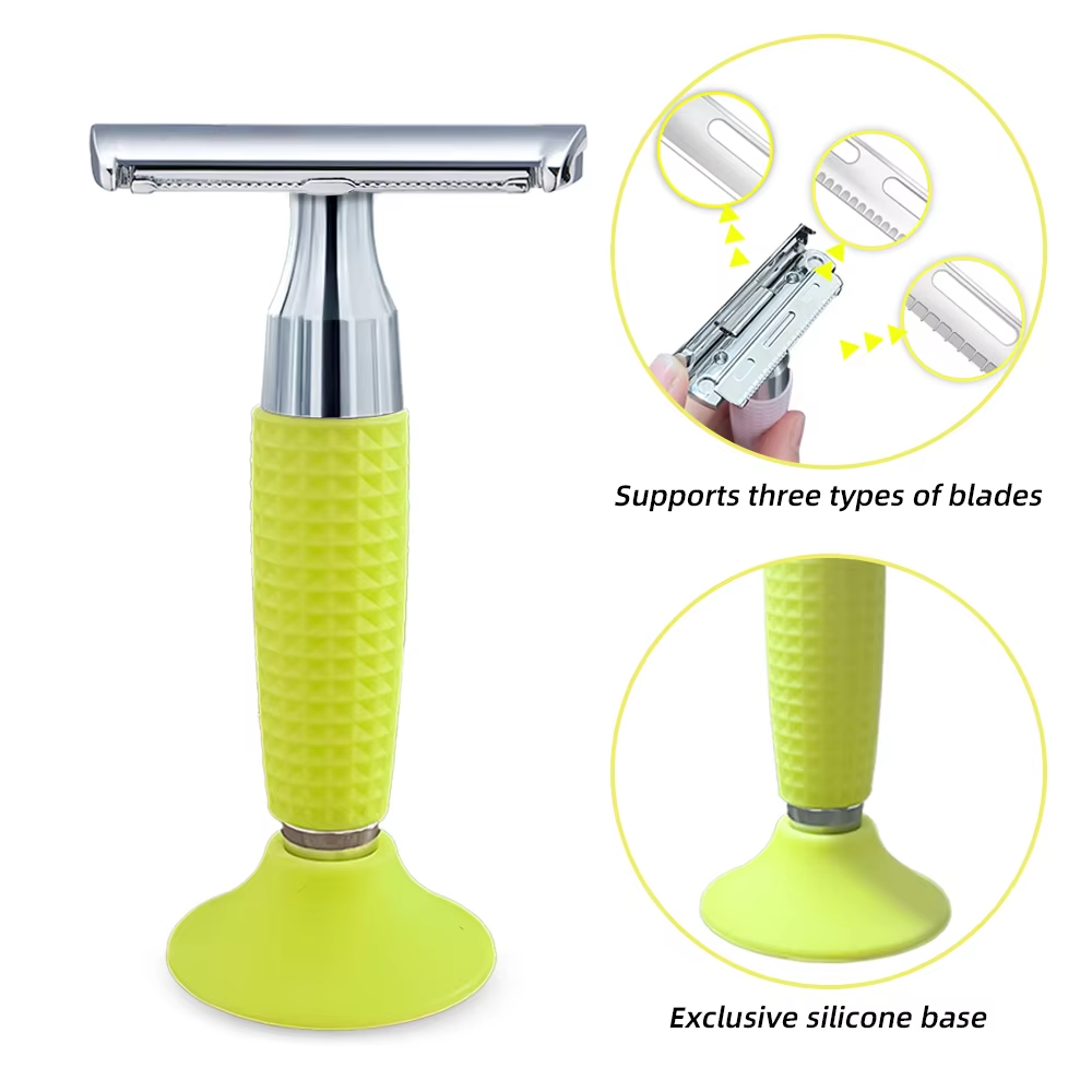 Ladies AC Blade Anti-slip Multi-Color Zinc Alloy Stainless Steel Razor