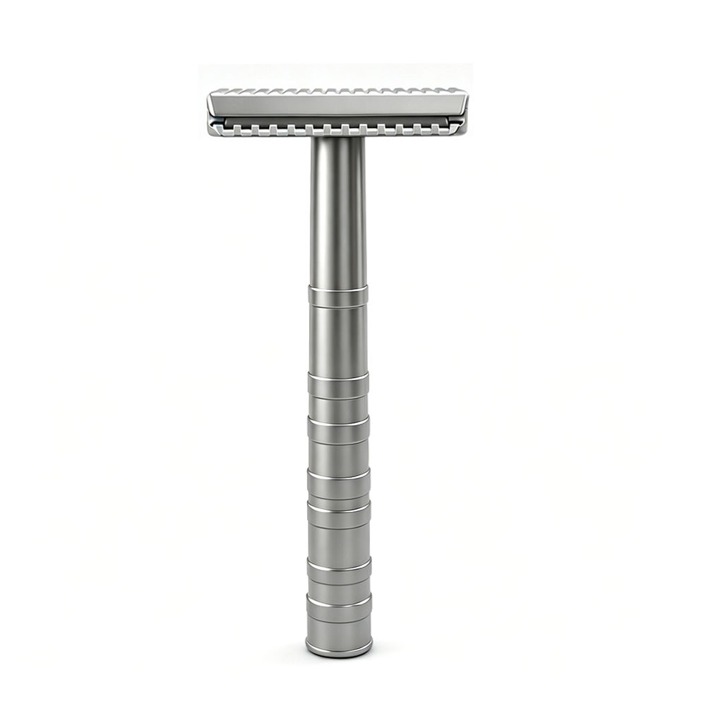 316L Stainless Steel Double Edge Safety Razor ,Gentle for Sensitive Skin, Suitable for Face & Body Hair Removal