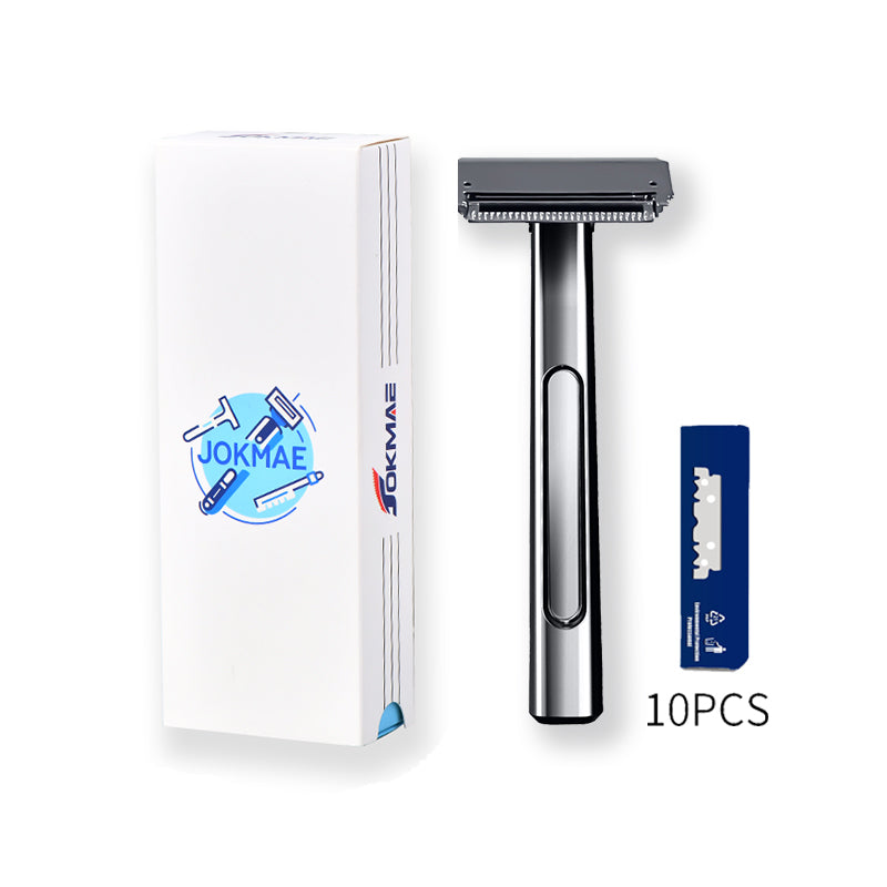 Zinc Alloy Stainless Steel Double-layer Half-edge Razor Multiple Colors Fashionable Luxurious Shaving Razor