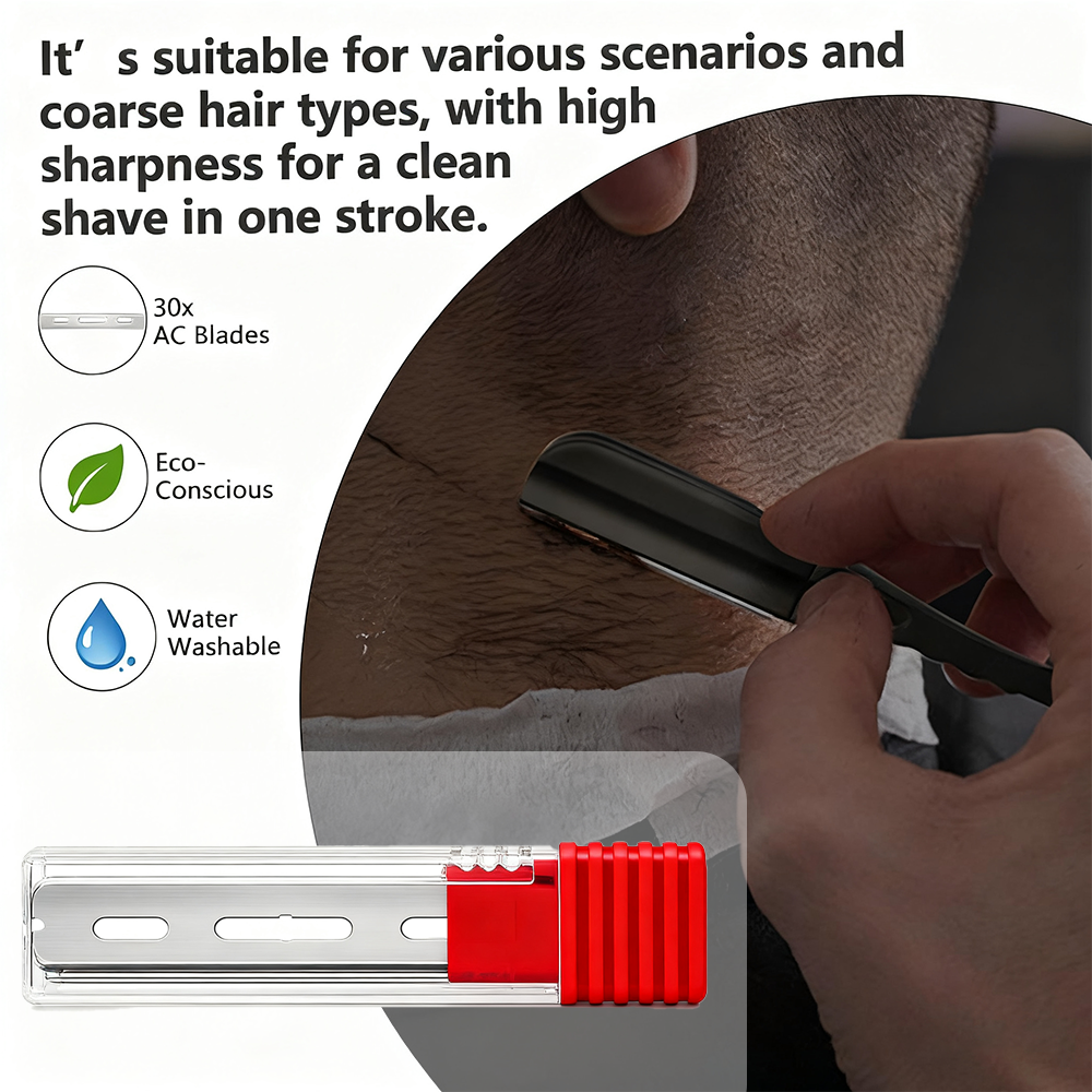 Safety Eyebrow Razor Replaceable Blade Barber Razor Anti Scratch Blades Single Edge Blades