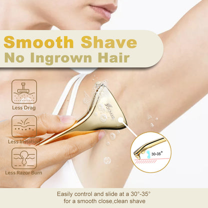 Multicolor Magnetic Roller Shaver Zinc Alloy Stainless Steel Safety Razor