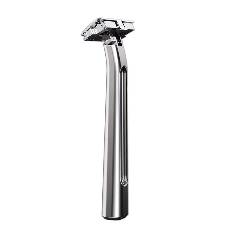Zinc Alloy Stainless Steel Double-layer Half-edge Razor Multiple Colors Fashionable Luxurious Shaving Razor