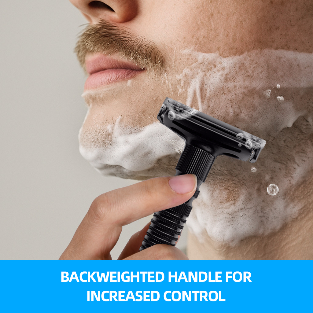 Mens Shaving New Adjustable Safety Razor Double Edge Classic Mild Aggressive Zinc Alloy Shaver Travel Kit