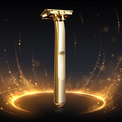 JOKMAE 21T Glide Pro 4D Super Double-edged Safety Razor Half Blade Shaver With Travel Leather Storage Bag for Men Grooming Care