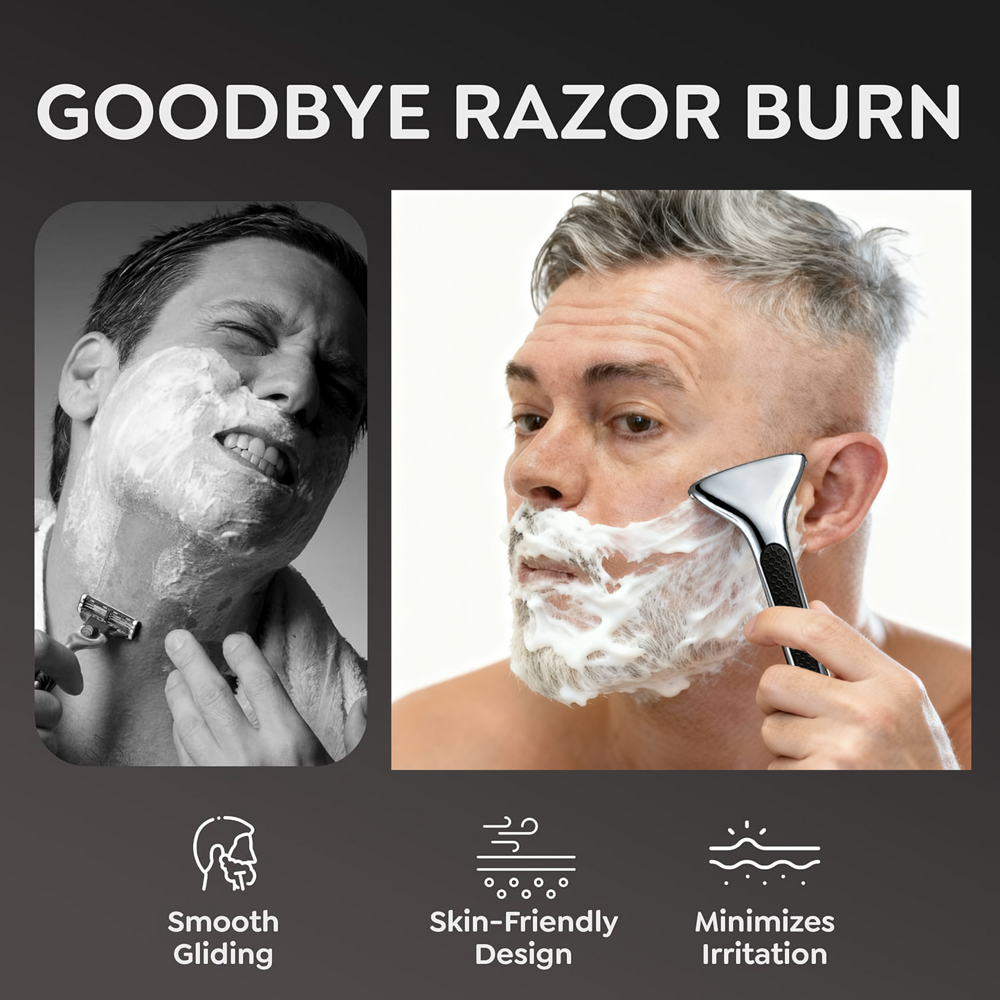 Magnetic Single Blade Razor w/ Roller Guide & Luxury Gift Set | Zero Waste Shave