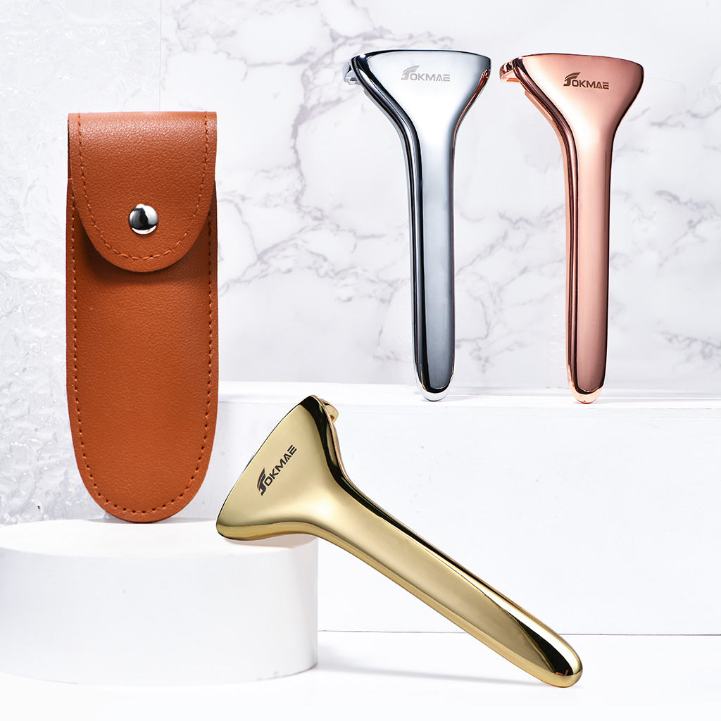 Multicolor Magnetic Roller Shaver Zinc Alloy Stainless Steel Safety Razor