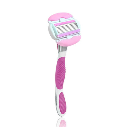 Unisex Safety Six-layer Blade Anti-slip Women's Shaving Razor Fashionable Men's Shaving Razor