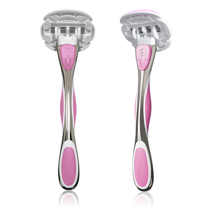 Unisex Safety Six-layer Blade Anti-slip Women's Shaving Razor Fashionable Men's Shaving Razor