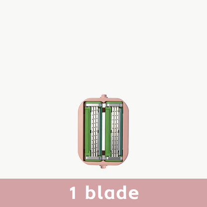 Upgrade Your Smoothness: Silicone Handle 6-Blade Refillable Lady Shaver – Includes Cleaning Brush & Travel Case