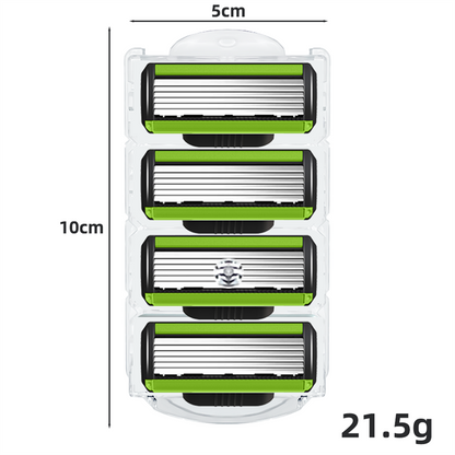 W02 Six-Layer Curved Blade Set 4 Pieces 24 Cutting Heads Gift ox packaging