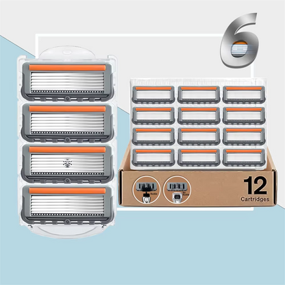 Six-Layer Stainless Steel ABS 12-Piece Set Of Bending Blades