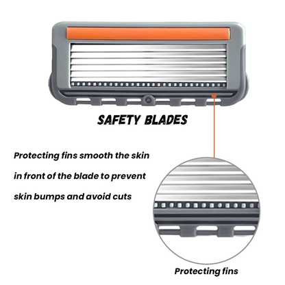 Six-Layer Stainless Steel ABS 12-Piece Set Of Bending Blades