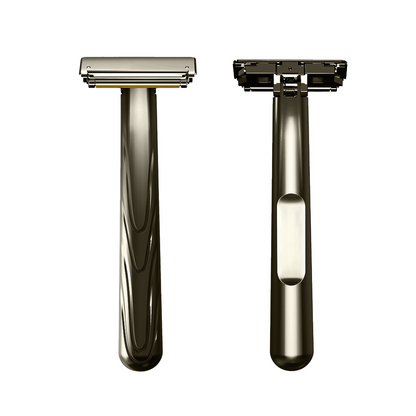 JOKMAE 21T Glide Pro 4D Super Double-edged Safety Razor Half Blade Shaver With Travel Leather Storage Bag for Men Grooming Care