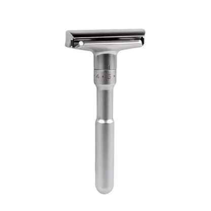 Men's Adjustable 6-Speed Double-Sided Zinc Alloy Stainless Steel Safety Razor