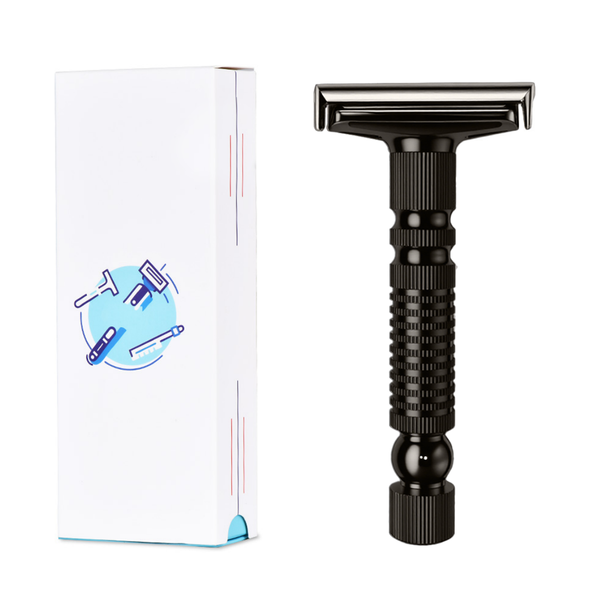 Mens Shaving New Adjustable Safety Razor Double Edge Classic Mild Aggressive Zinc Alloy Shaver